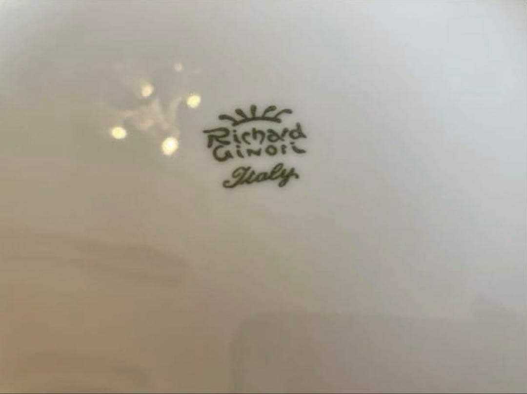 ジノリ　ベッキオグレース　26.5ディナープレート×4