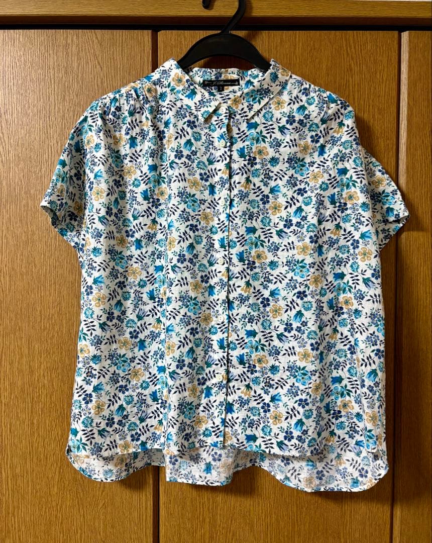 J. Sloane リバティ半袖シャツ