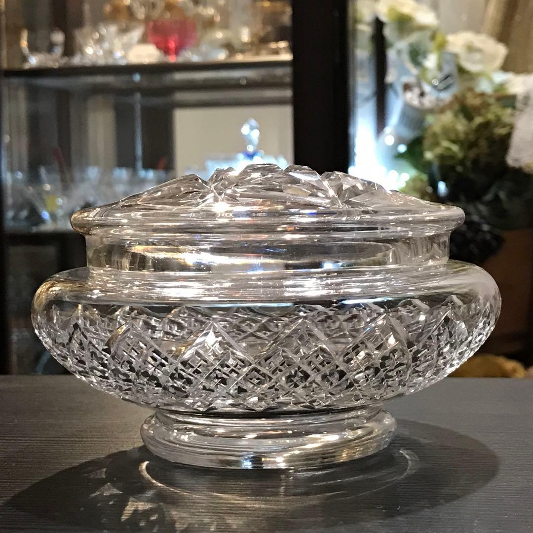 美オールドバカラ Baccaratボンボニエール★キャンディーボックス100年前