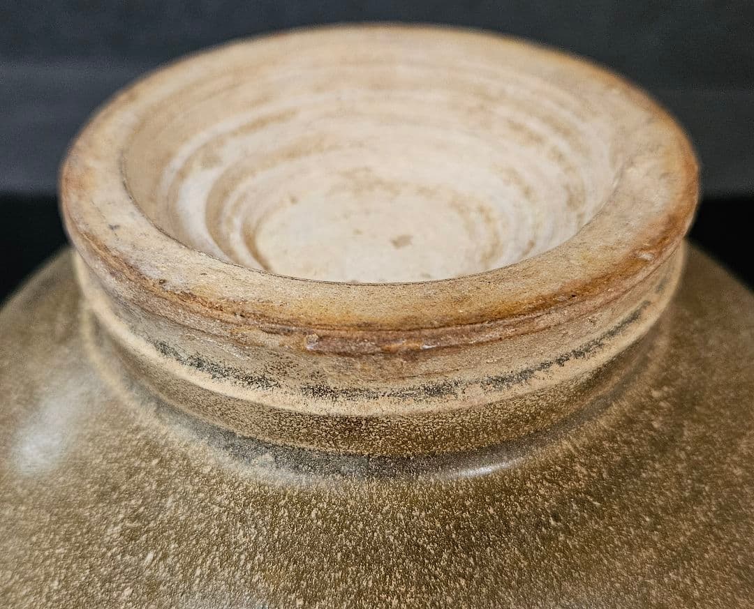 【名品❗】中国古陶磁器　宋時代　古越州窯　ツガイ鳥摘み　亀甲文　四耳　蓋物　香炉