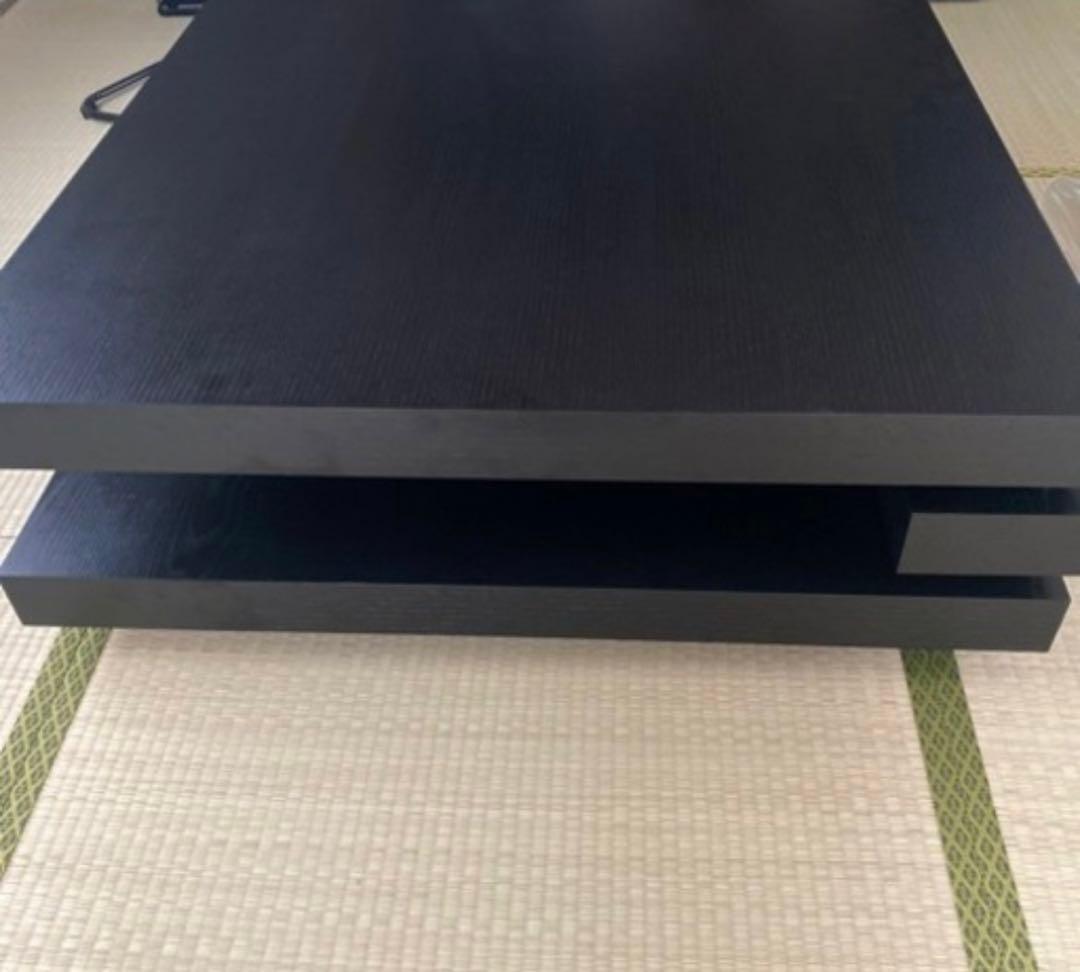 テーブル一点物のオーダーメイド品、重厚感あり高級感のあるテーブル。