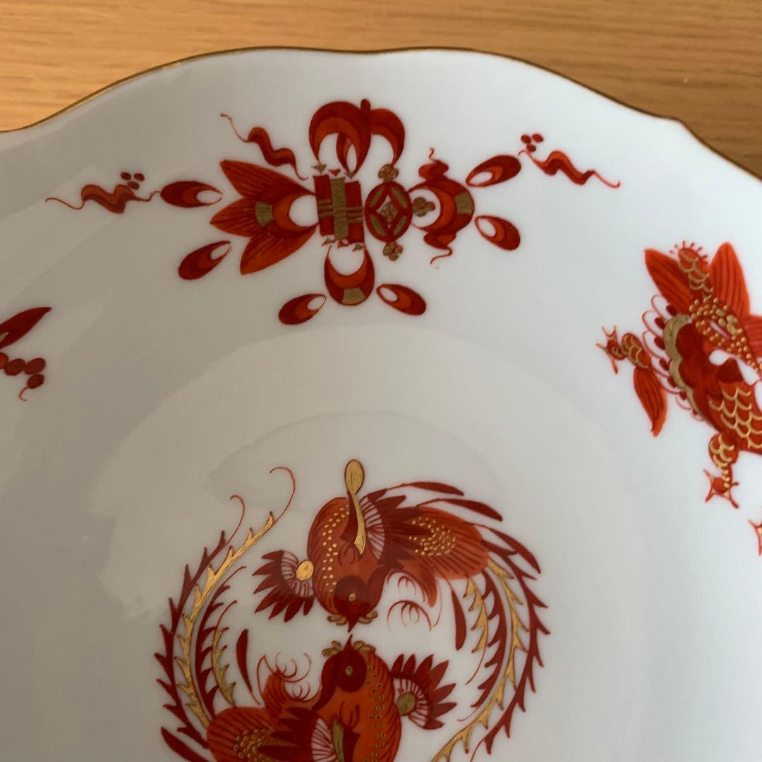 マイセン　レッドドラゴン　二枚セット