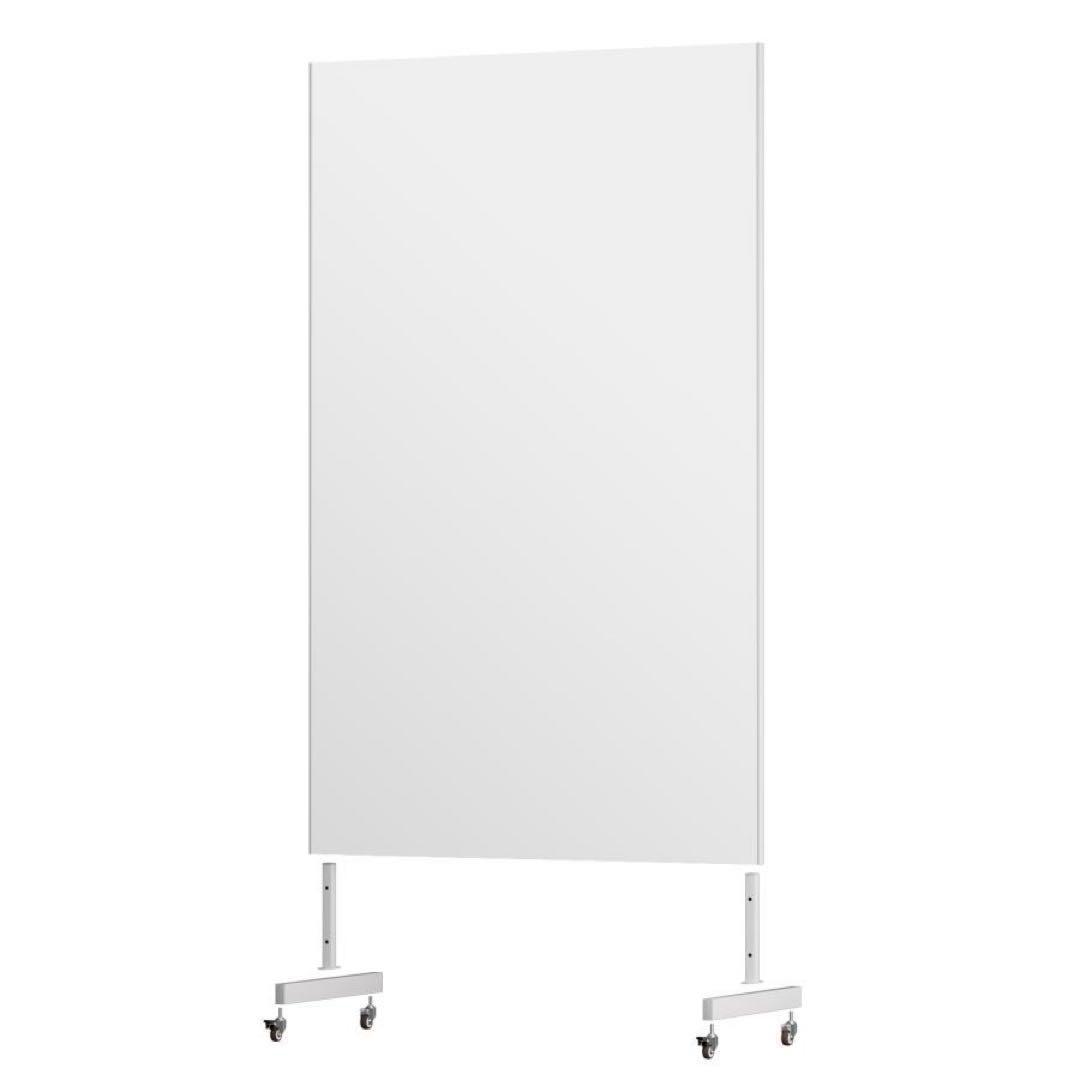 フィルムミラー 割れない 160cm 100cm キャスター 軽量 白 2660