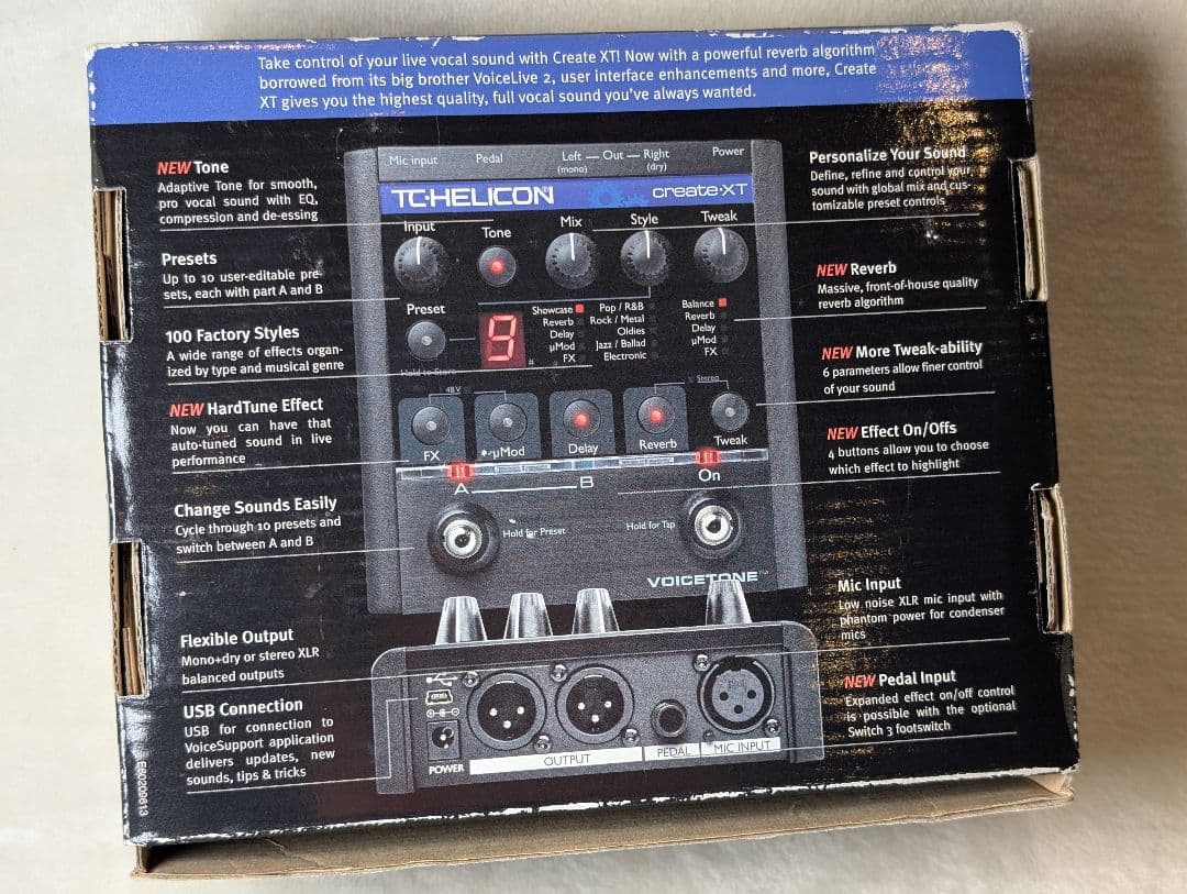 【美品USED】TC HELICON Voicetone create XT
