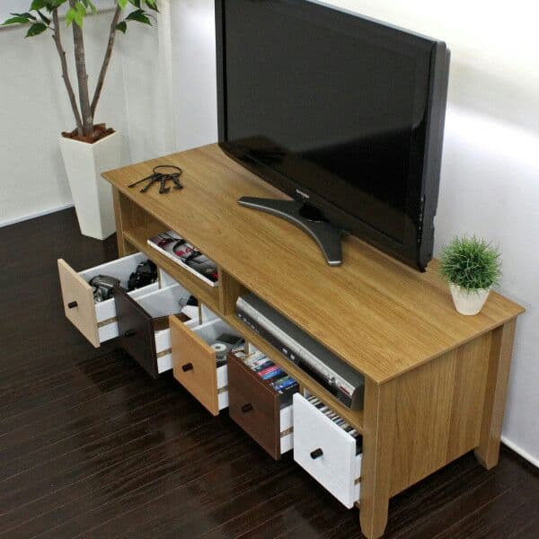 テレビ台 ローボード テレビボード 北欧　引出がかわいい TV-DC120