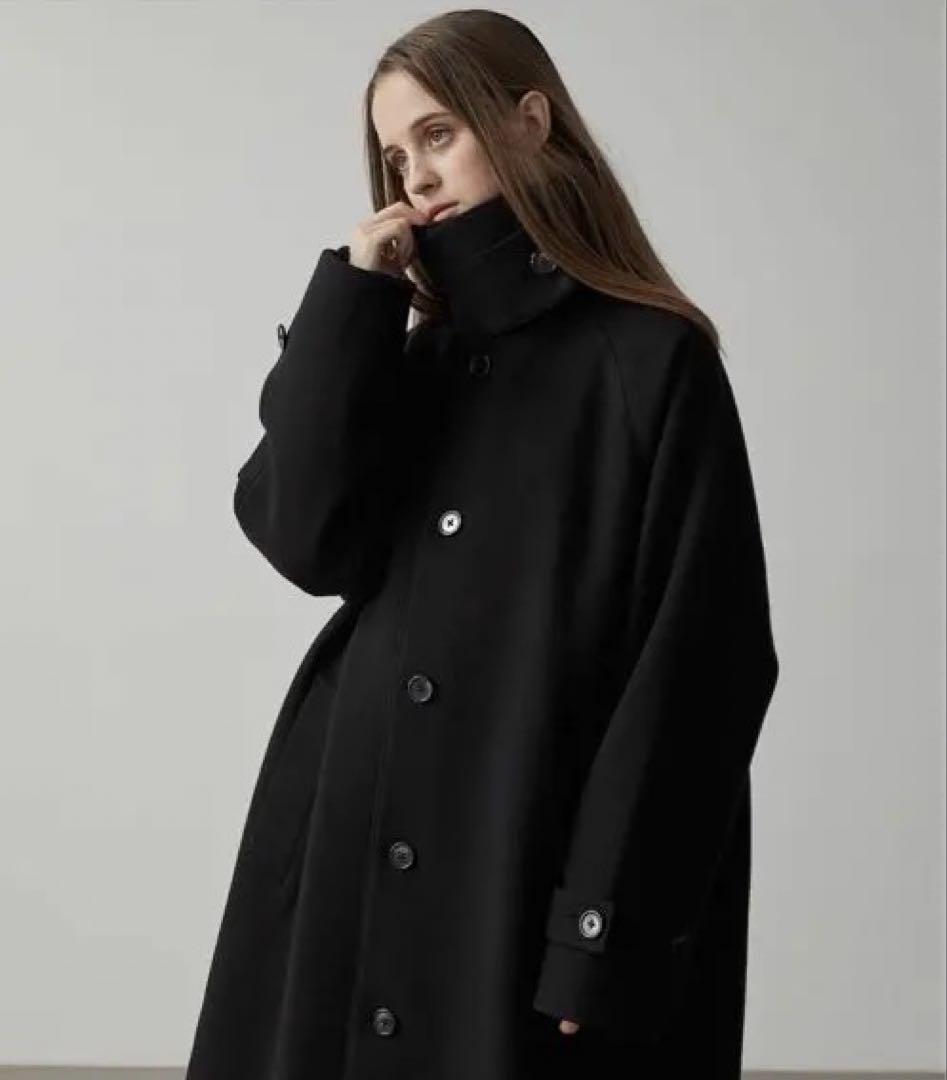 テックメルトン ルーズステンカラーコート