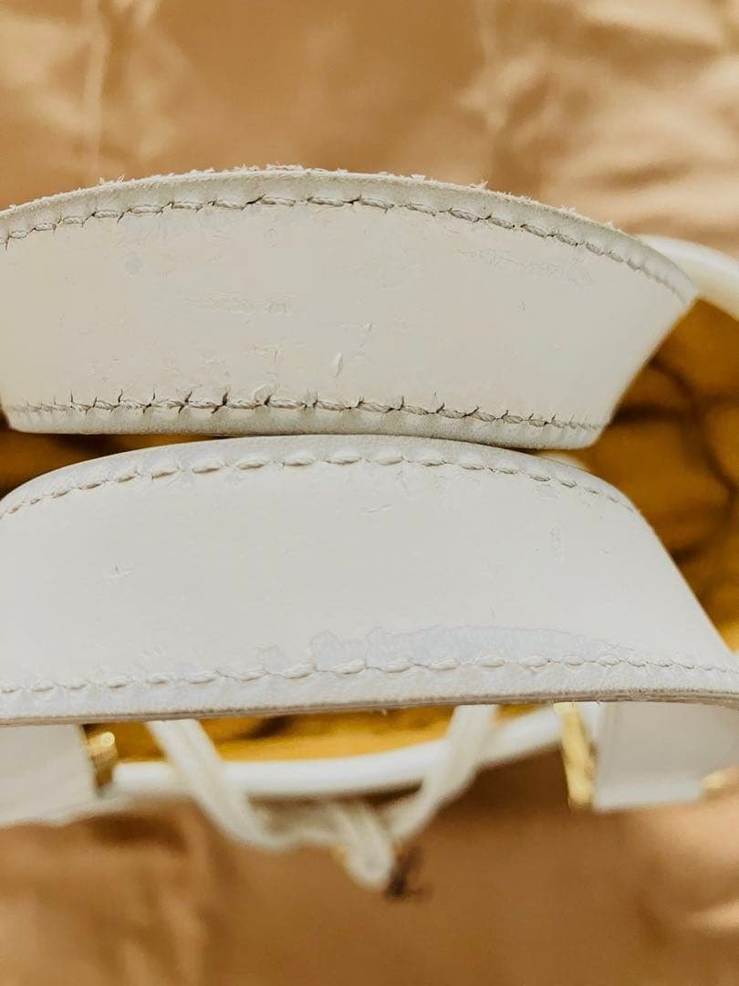 ルイヴィトン イエロー トートバッグ ドローストリング