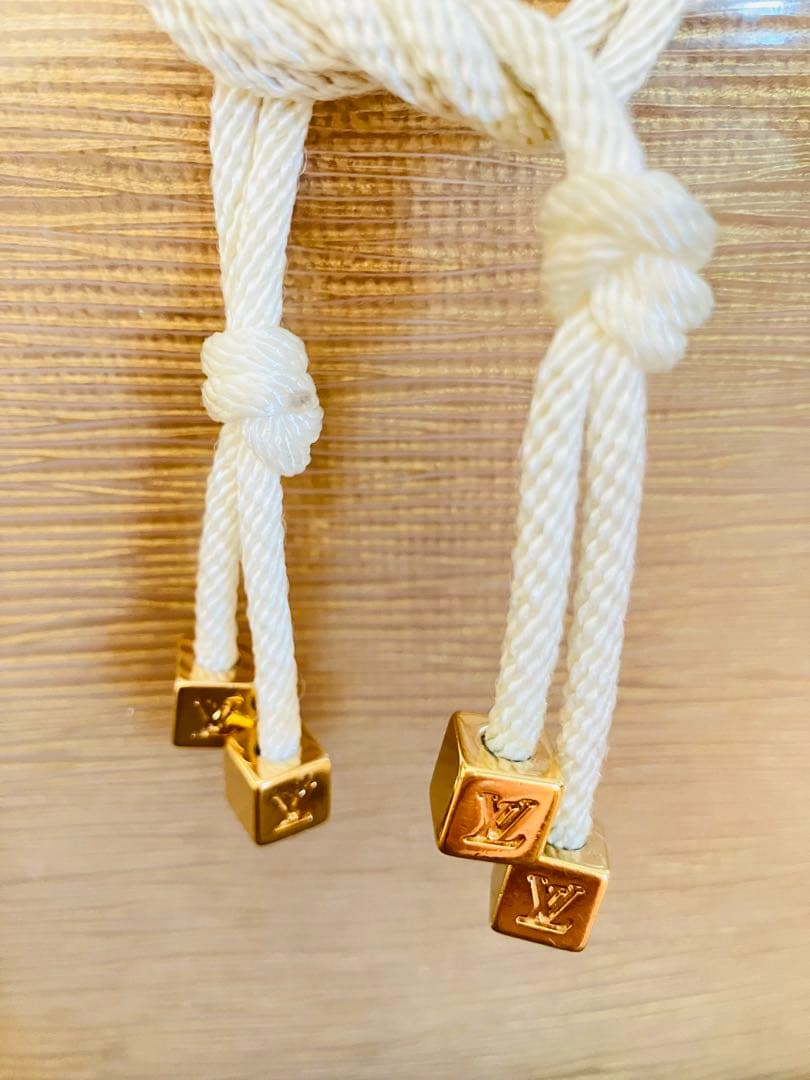 ルイヴィトン イエロー トートバッグ ドローストリング