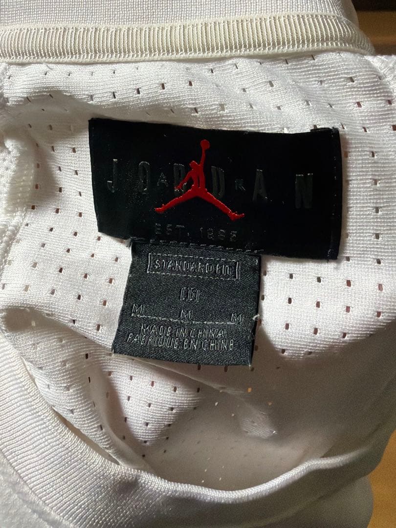 Jordan ホワイト タンクトップとショーツセット Mサイズ