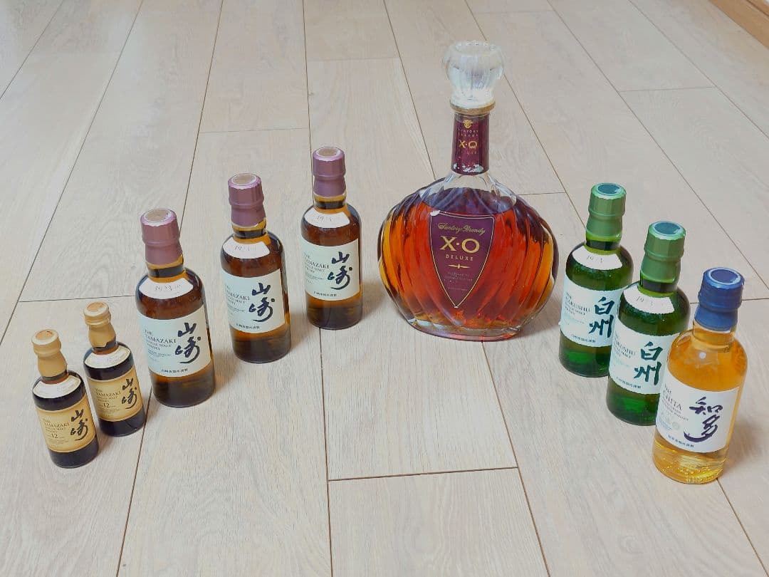 【未開栓】ウイスキーセット X.O. 750ml 山崎 白州 知多