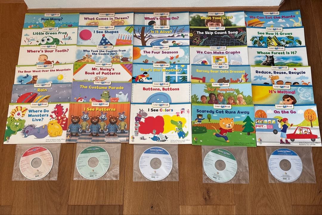 【美品】CTP Learn To Read 英語絵本30冊　CD5枚　セット