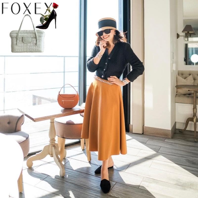 近年★タグ付き未使用★FOXEY/フォクシー スカート スイングスイング40