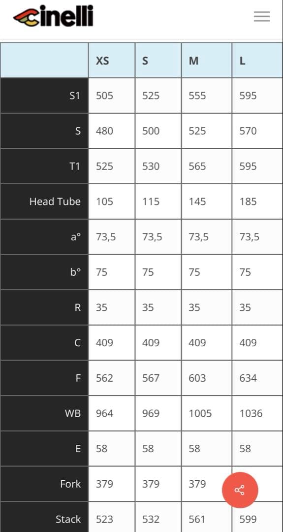 Cinelli Gazzetta S size フレーム　フォーク