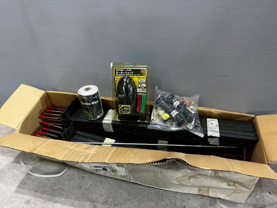 ミニ電気柵 電気柵 柵 家庭菜園用 獣害対策用 BL-100S RW716