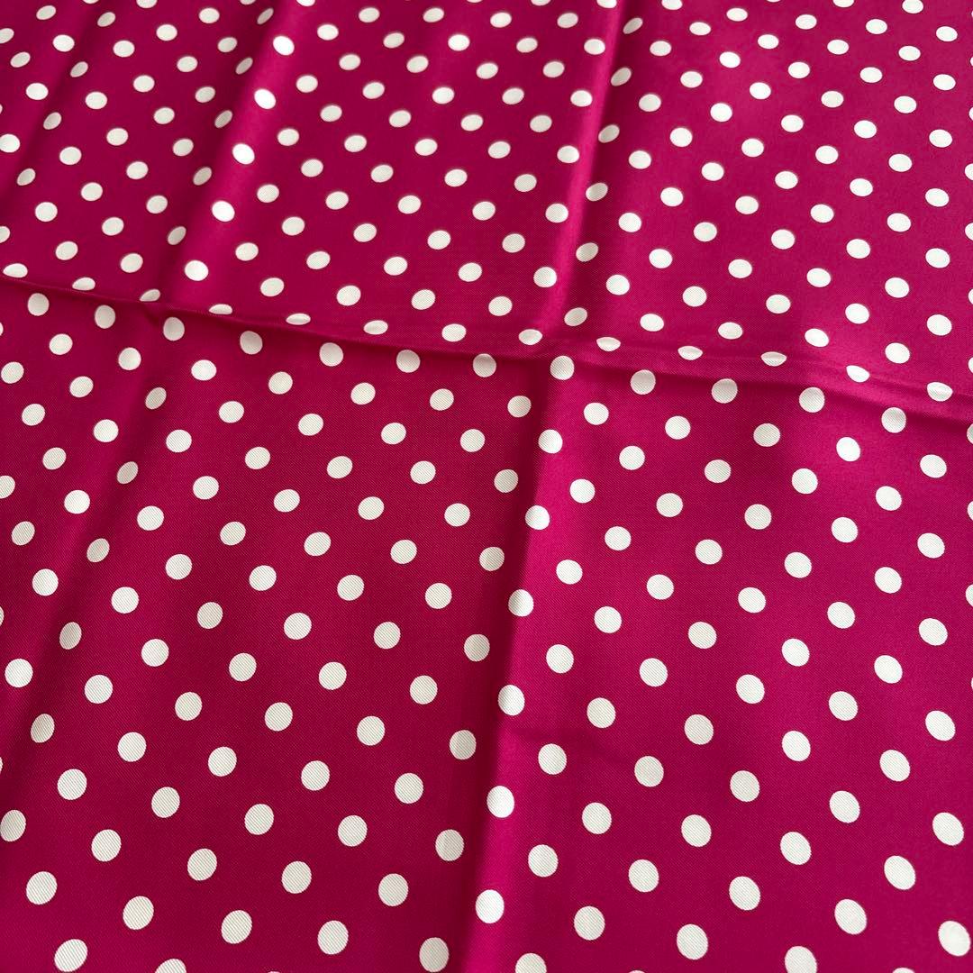 Christian Dior スカーフ　スズラン　水玉　クリスチャンディオール