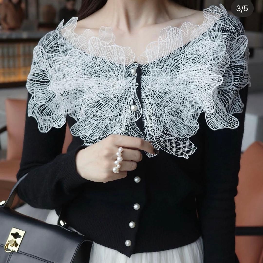 ポローラ　polaura カーディガン