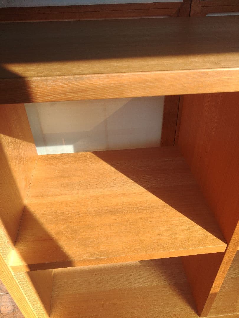 希少　無印良品　MUJI　タモ材　オープンシェルフ　無垢　ラック　棚　レア