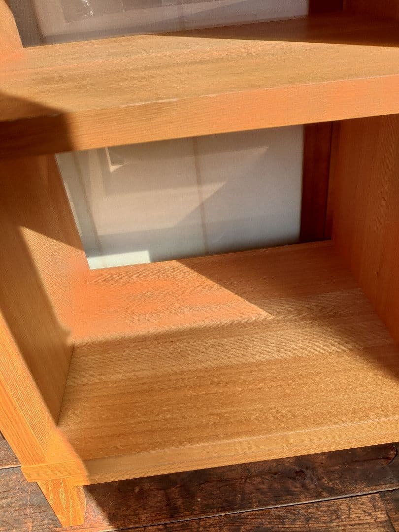 希少　無印良品　MUJI　タモ材　オープンシェルフ　無垢　ラック　棚　レア