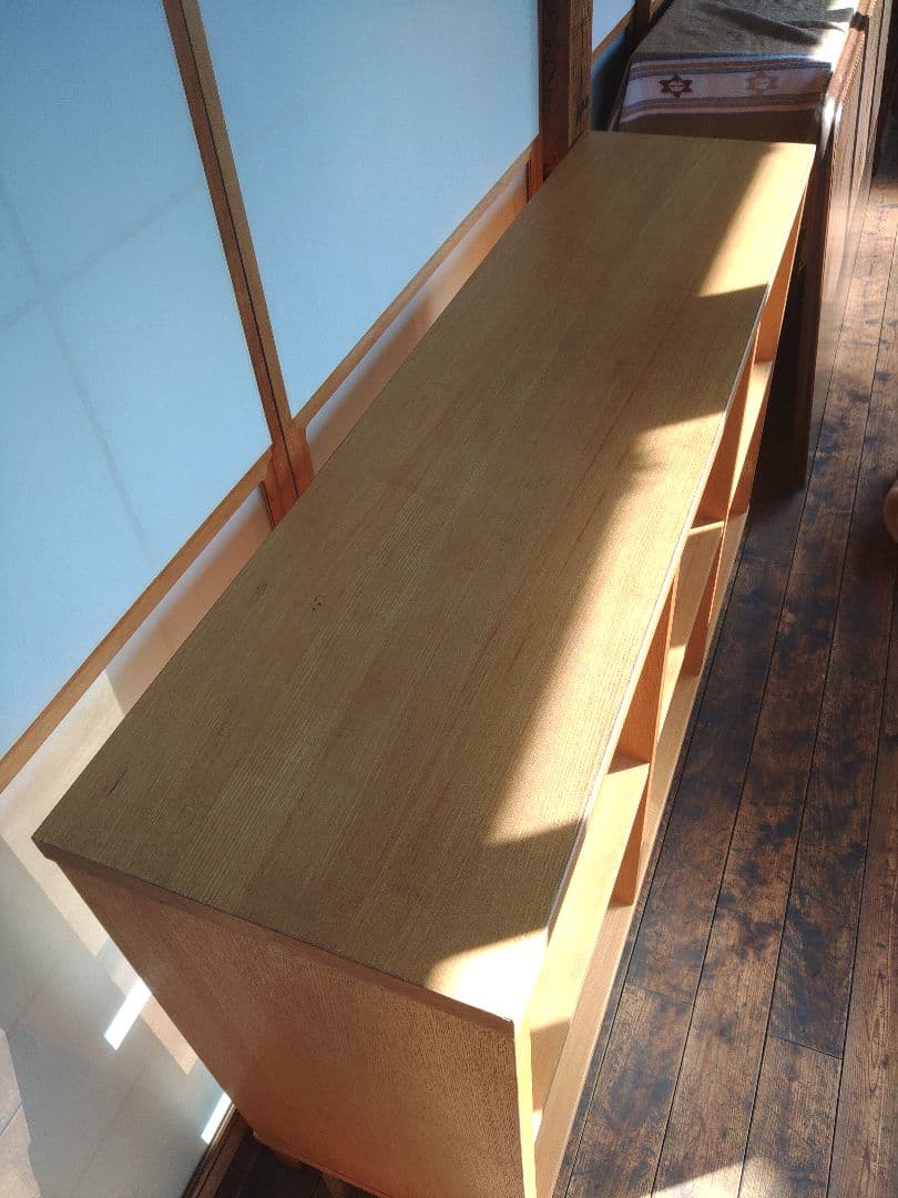 希少　無印良品　MUJI　タモ材　オープンシェルフ　無垢　ラック　棚　レア