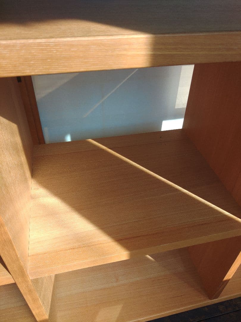 希少　無印良品　MUJI　タモ材　オープンシェルフ　無垢　ラック　棚　レア