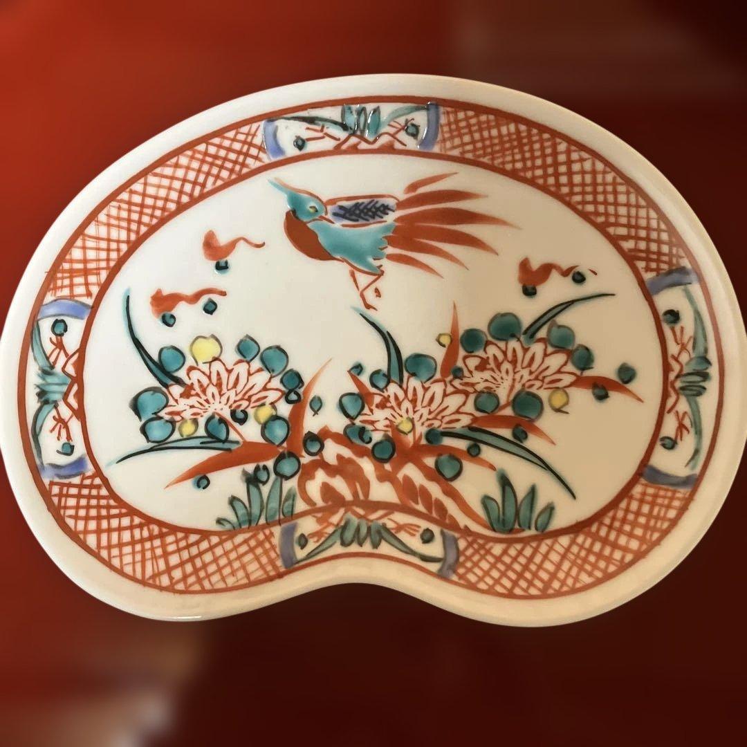 九谷焼　手描き　お皿5枚セット　仙龍窯