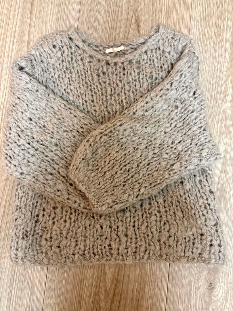 plage HAND KNIT ジャンボタム