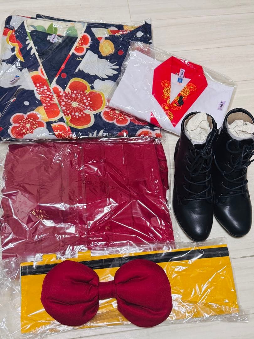 Catherine cottage 袴　卒業式150 ブーツ5点セット　すぐ発送