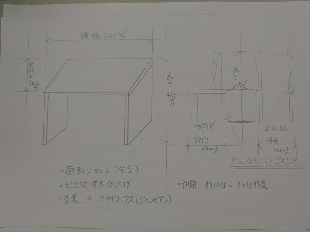 クッキー専門店ｃｈｅｚ－ｍｏｉ様　　③オーダー専用ページ