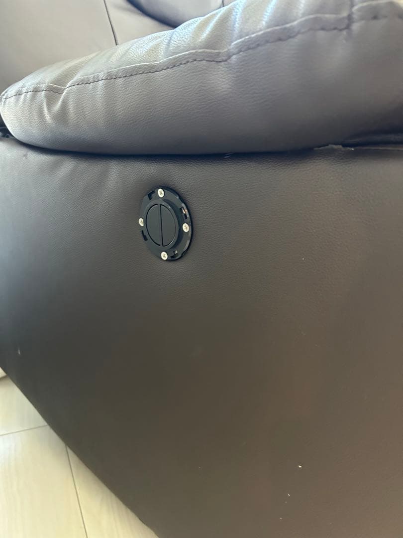 YAMAZEN 電動リクライニングソファ ダークブラウン