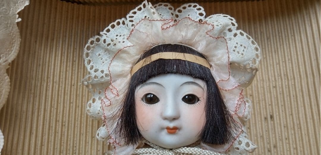 サクラビスク　ママー人形　　市松人形　日本人形　ビスクドール　和人形