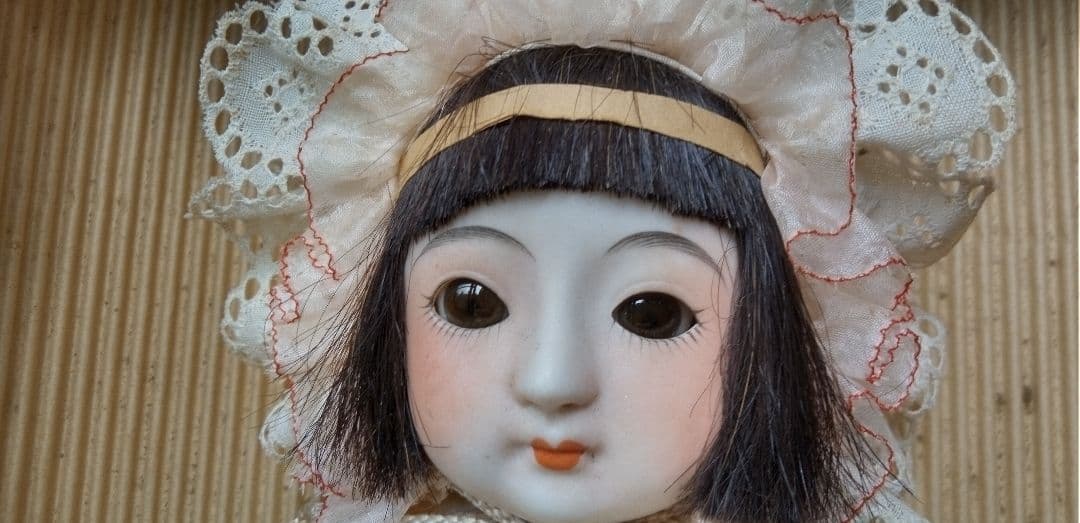 サクラビスク　ママー人形　　市松人形　日本人形　ビスクドール　和人形