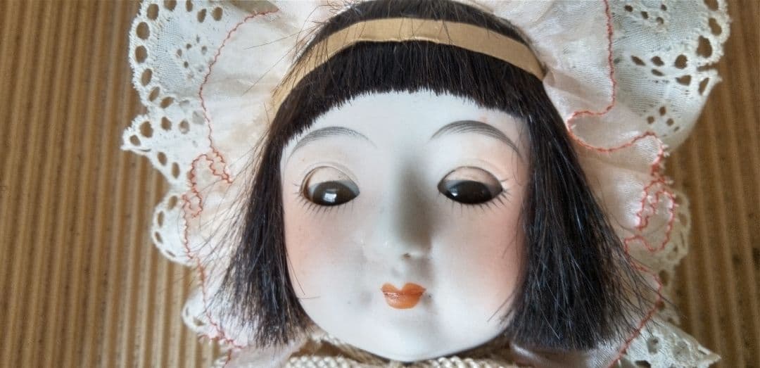 サクラビスク　ママー人形　　市松人形　日本人形　ビスクドール　和人形