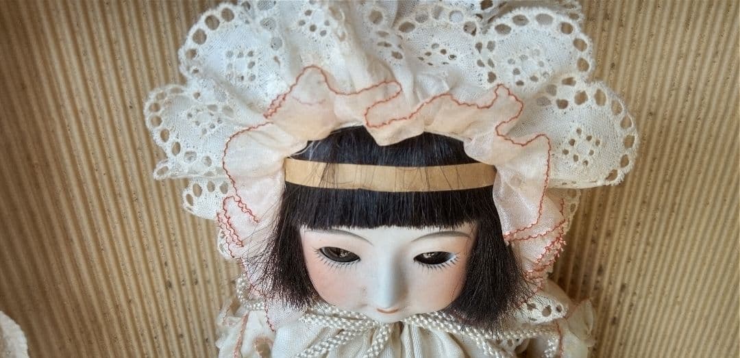 サクラビスク　ママー人形　　市松人形　日本人形　ビスクドール　和人形