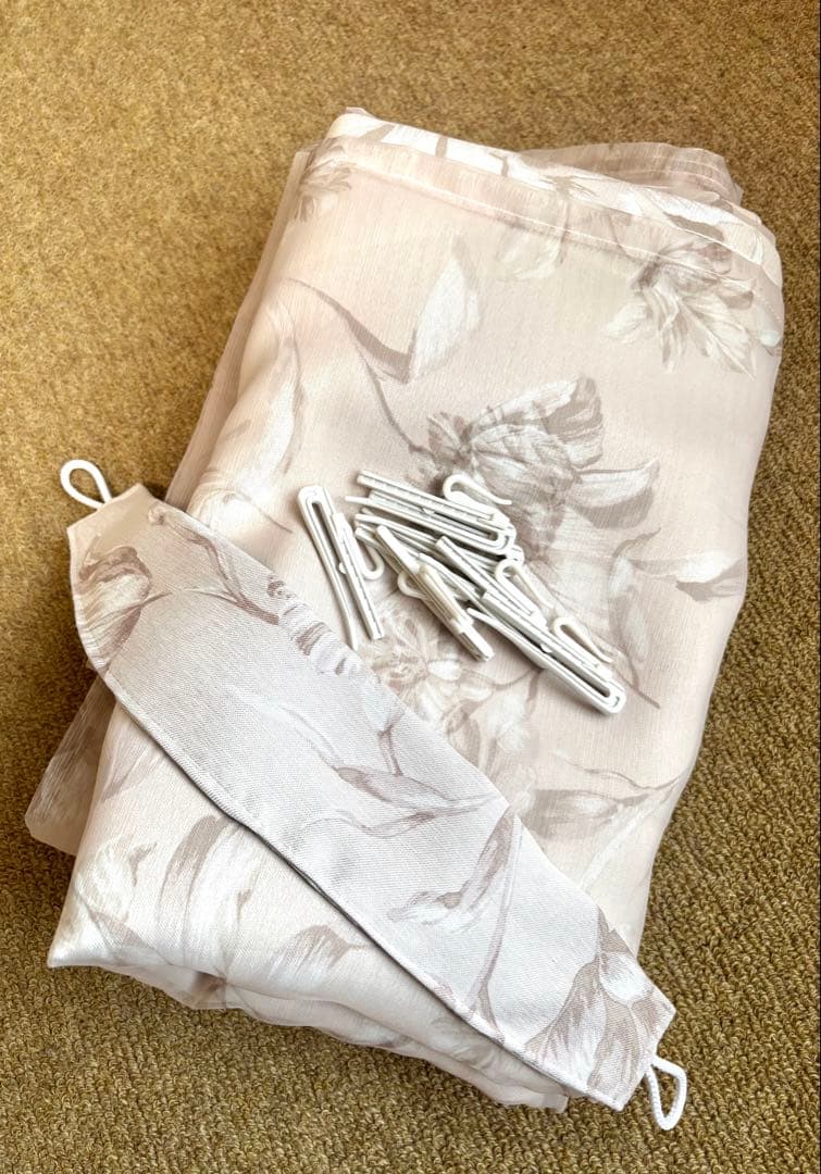 Francfranc 遮光リリアカーテン 2個セット