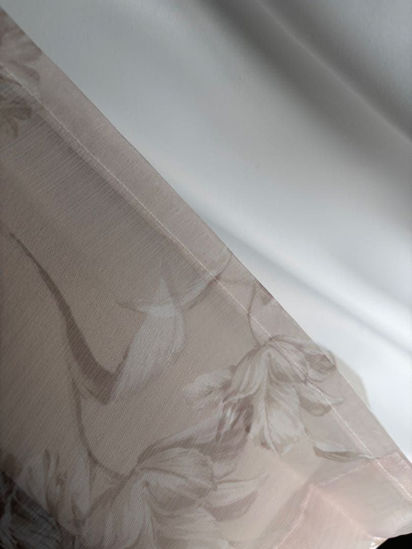 Francfranc 遮光リリアカーテン 2個セット