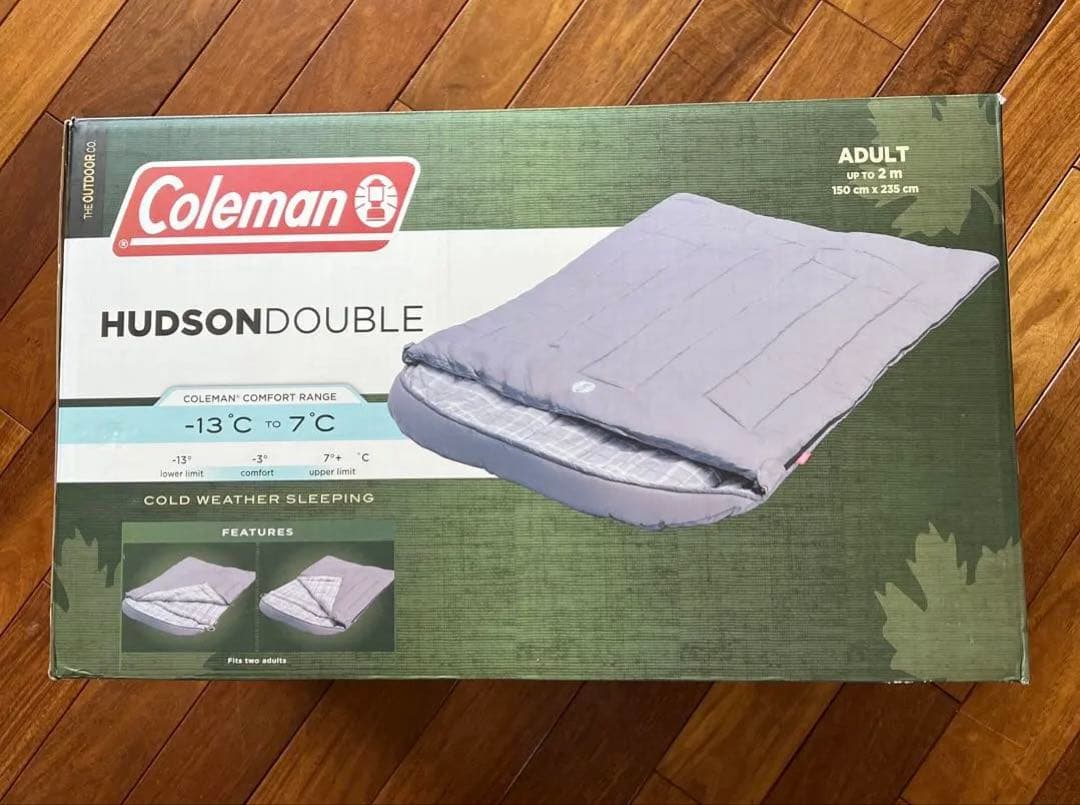 Coleman Hudson Double 寝袋　コールマン　ハドソンダブル