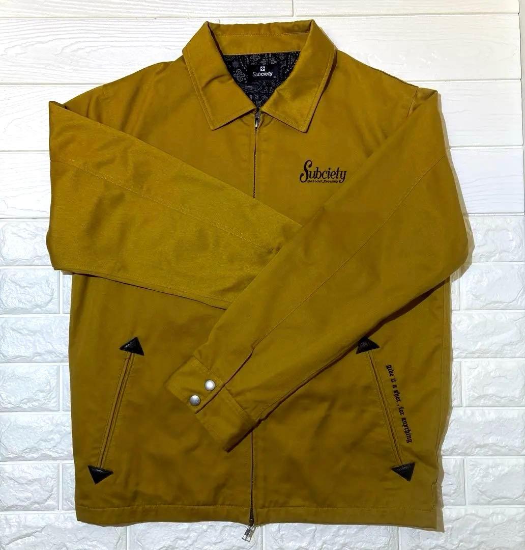 Subciety サブサエティ ジャケット 裏地ペイズリー XL