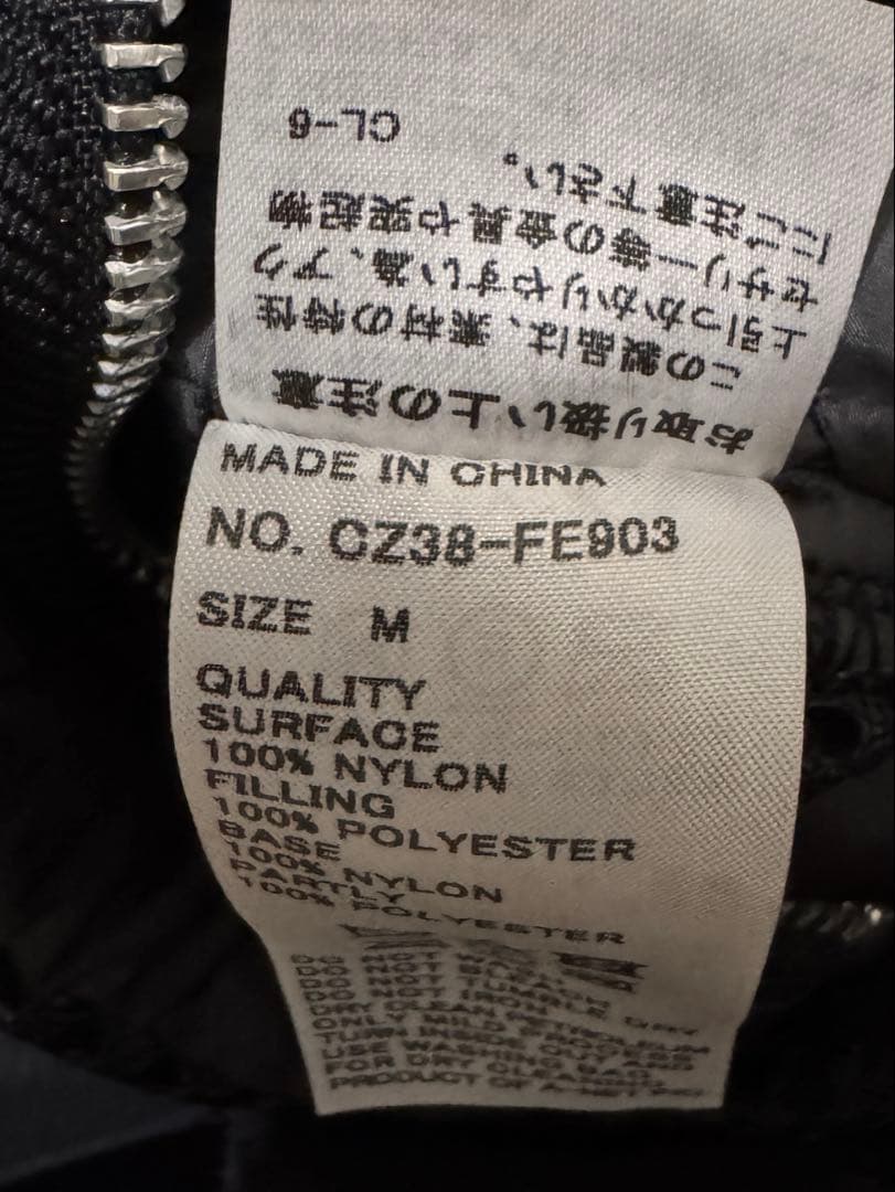 【zucca】ZERODOWN ダウンベスト Mサイズ