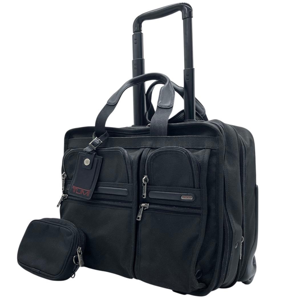 【TUMI】廃盤　キャリーバッグ　鍵付き　ナイロン　ブラック　2輪