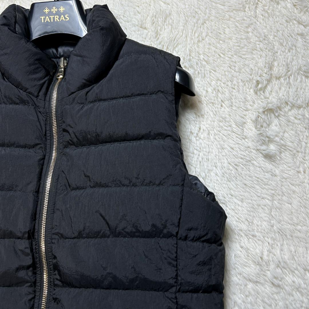 美品✨タトラス ダウンベスト リバーシブル カモフラ柄 ブラック M 軽量