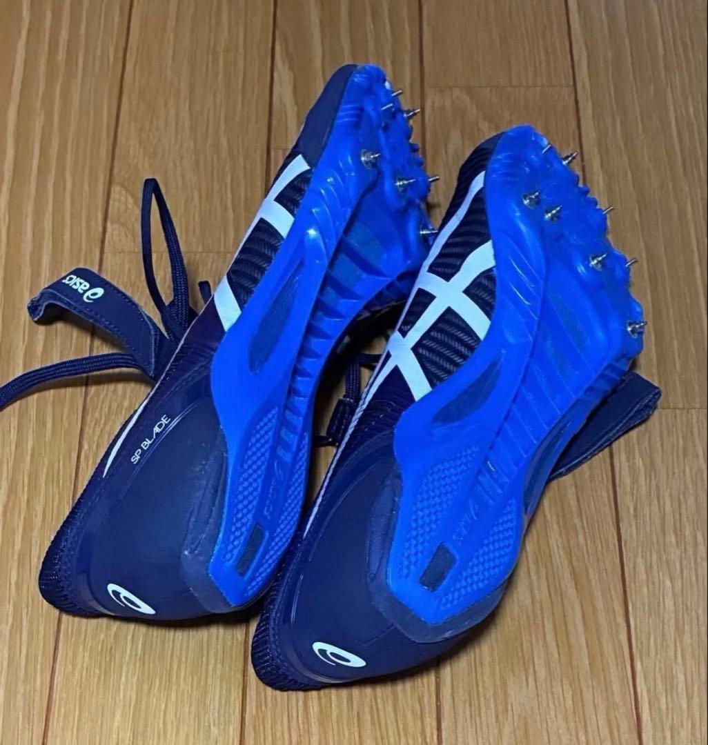 ASICS スパイクシューズ ネイビー