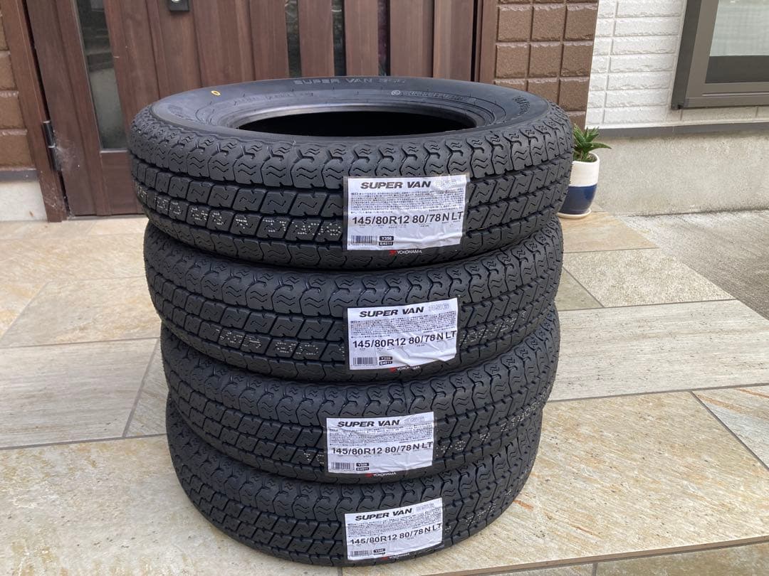 軽貨物用夏タイヤYOKOHAMA SUPER VAN 356 145/80R12