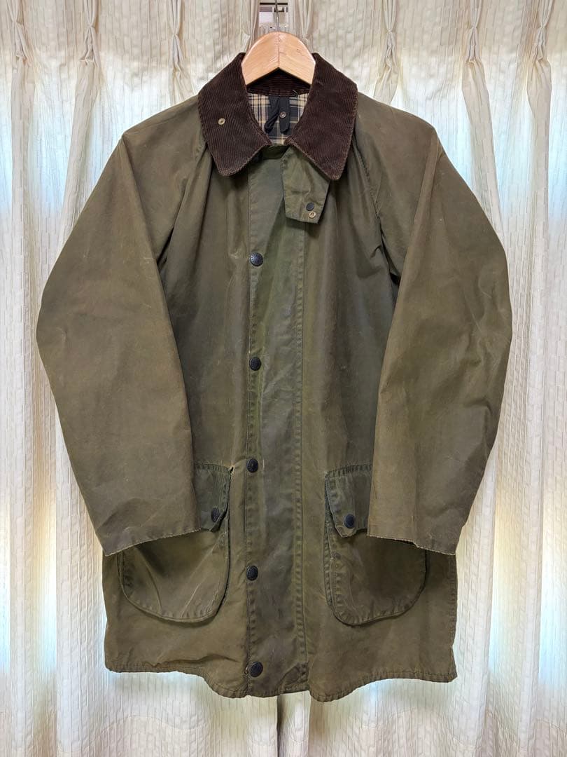 【最終価格】80s バブアー ゲームフェア 34 セージ 3クラウン