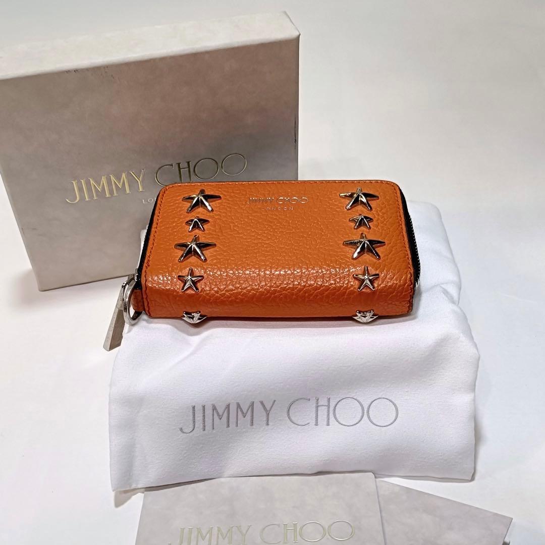 JJJSHOPJIMMY CHOO レザーケース　オレンジ