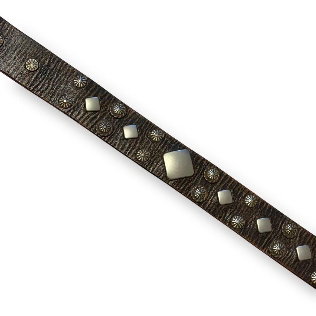 RRL スタデッドベルト ロングホーン イタリア製 30 希少 タグ付き