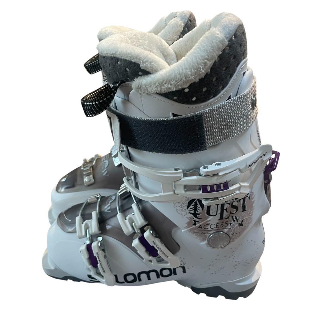 レディース　ACCES60 サロモン/スキーブーツ/24-24.5cm/白