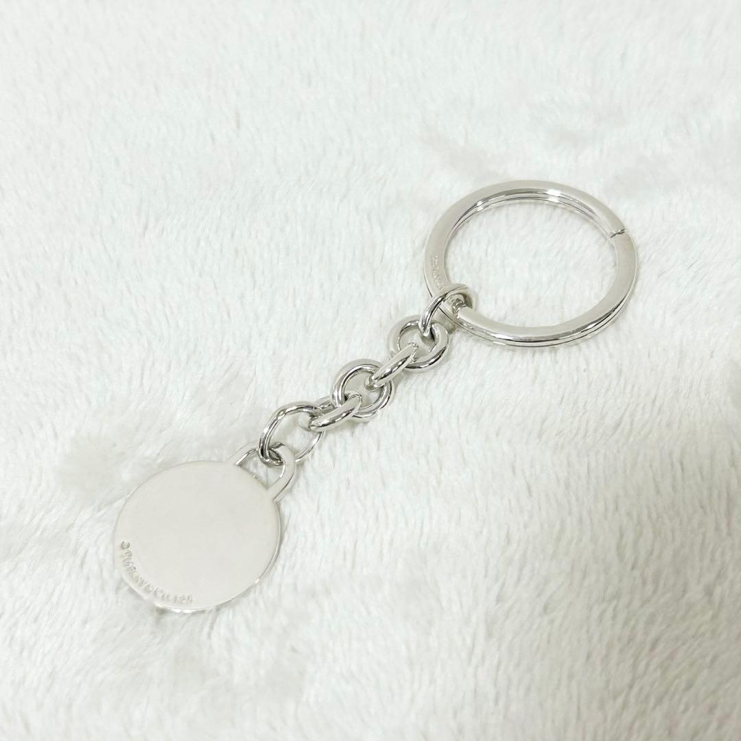 ★美品★ ティファニー　キーリング　リターン トゥ ティファニー　ラウンド タグ