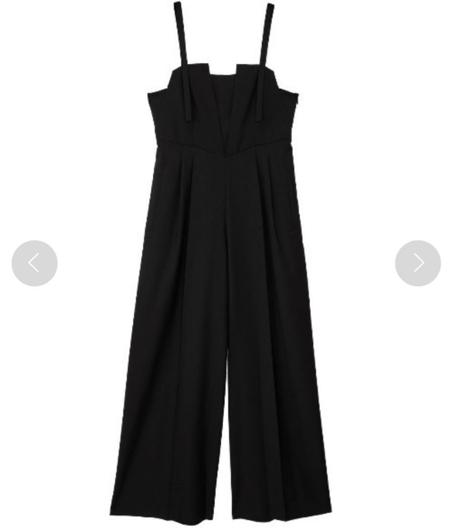 サロペット・オーバーオール・オールインワン Ameri FOLD TUCK WIDE ROMPERS