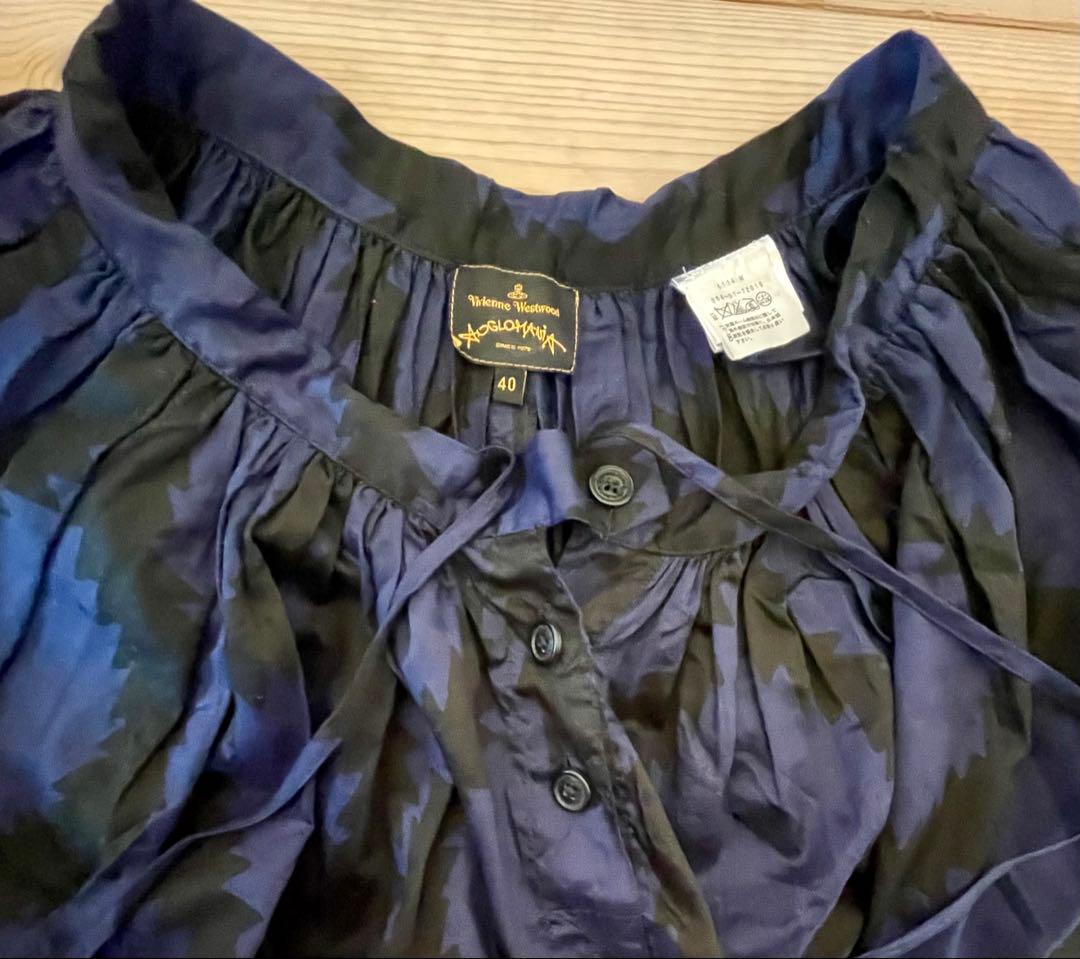 《ユーズド美品》ヴィヴィアンウエストウッドアングロマニアスクイーグル柄キュロット