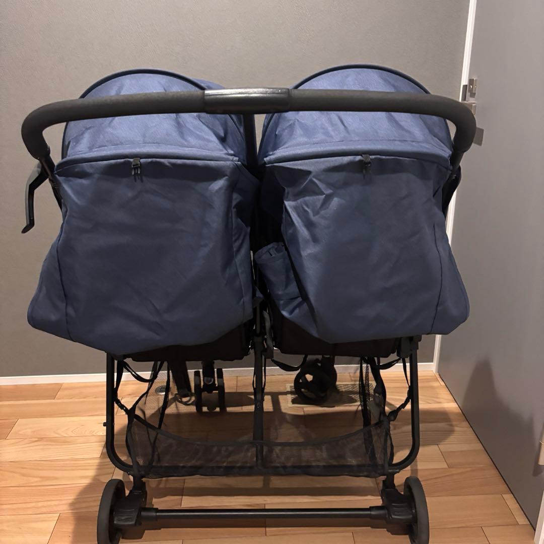 ココロンツイン　二人乗りベビーカー　双子　ベビーカー　説明書あり